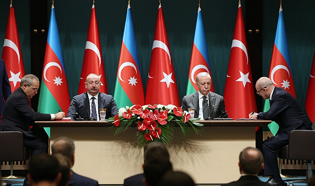 Cumhurbaşkanı Erdoğan: Barış sürecinde Azerbaycan ile omuz omuza hareket ediyoruz