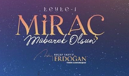 Cumhurbaşkanı Erdoğan'dan, kandil mesajı