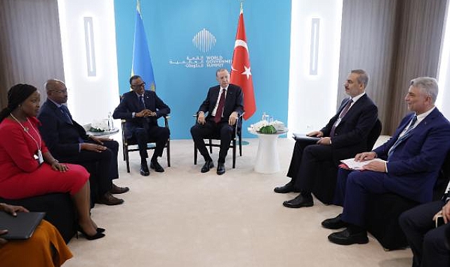 Cumhurbaşkanı Erdoğan, Ruanda Cumhurbaşkanı Kagame ile görüştü