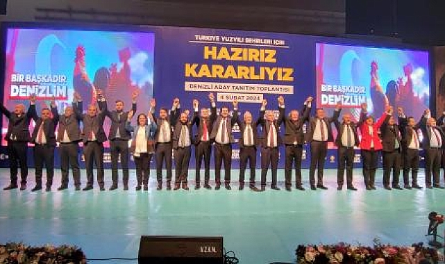 Denizli'de AK Parti'nin ilçe belediye başkan adayları açıklandı