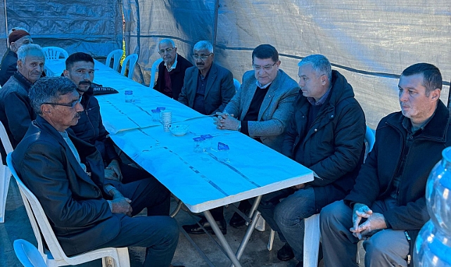 Dere’den Temitaş’a taziye ziyareti