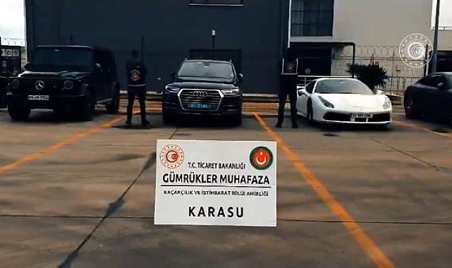Gümrük muhafazadan, 445 milyon liralık kaçak otomobil operasyonları