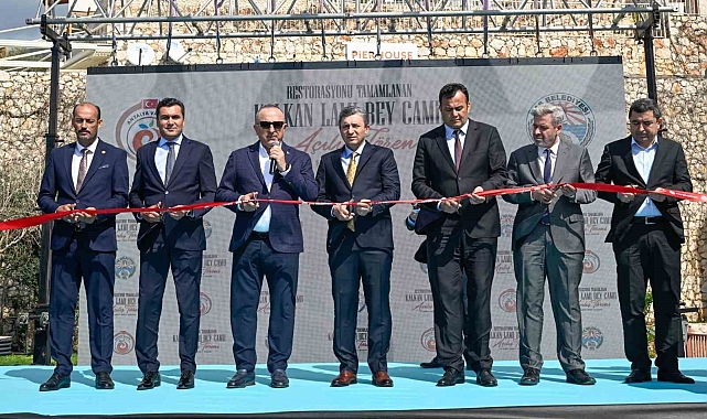 Restorasyonu tamamlanan tarihi Lami Bey Camisi açıldı