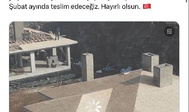 Şehidin depremzede ailesine yeni evleri şubatta teslim edilecek