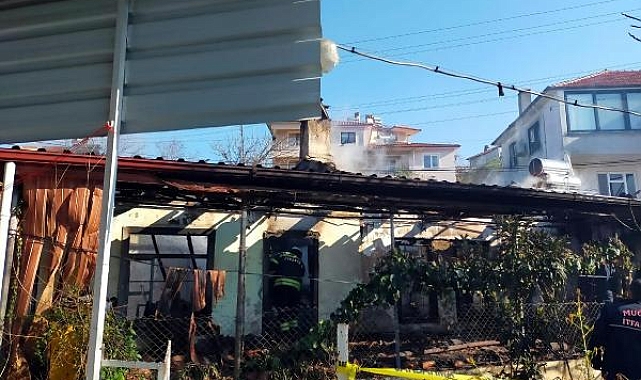Sobadan çıkan yangında öldü