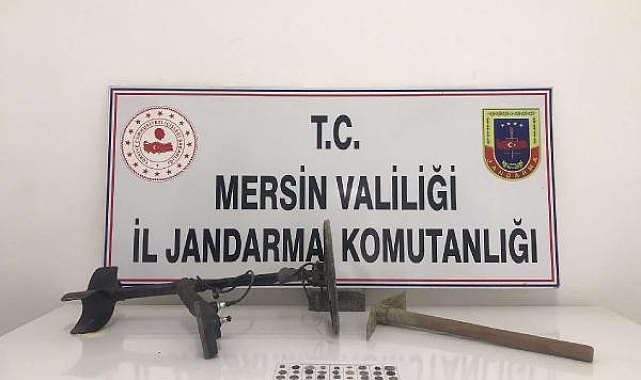 Tarihi eser kaçakçısı Roma ve Bizans dönemi eserleri ile yakalandı