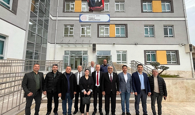Tekeli Ortaokulu'nun yeni binası açıldı