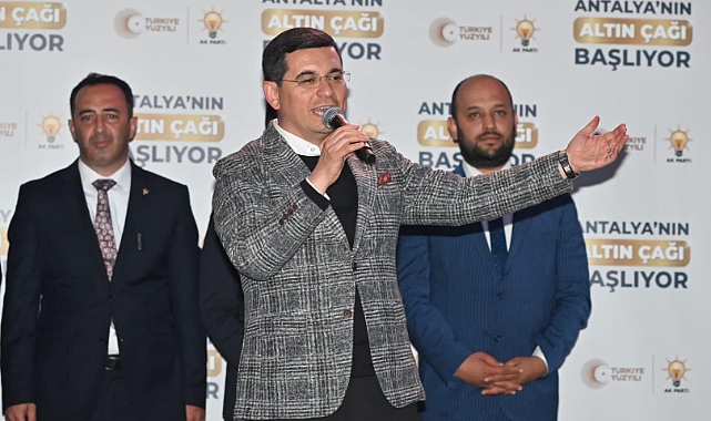 Tütüncü: Antalya bilir, belediyecilik bizim işimiz