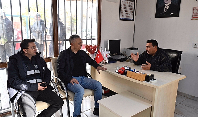 Uysal muhtarlar ile görüştü