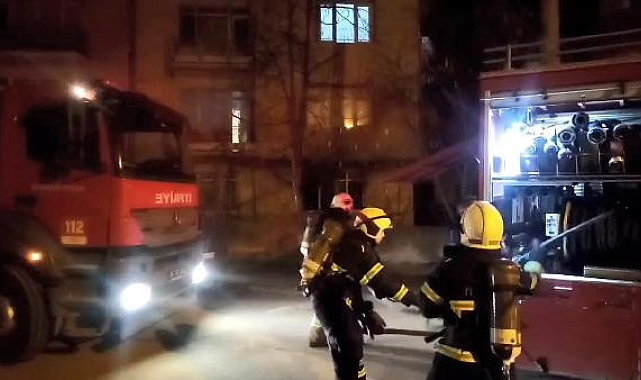 Yeni evli Suriye uyruklu çiftin evinde ocakta unutulan yemekten yangın çıktı; 1 yaralı