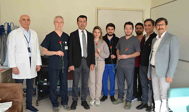 14 Mart Tıp Bayramı'nda Alanya'da hekimler unutulmadı