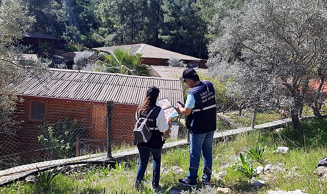 Akbük Koyu'nda 30 kaçak yapı tespit edildi