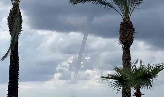 Alanya'da bir hortum daha görüldü