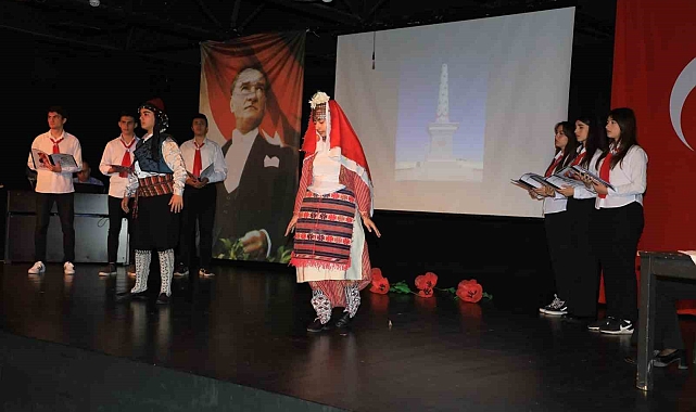 Alanya'da İstiklal Marşı'nın Kabulünün 103. Yıl Dönümü programı düzenlendi