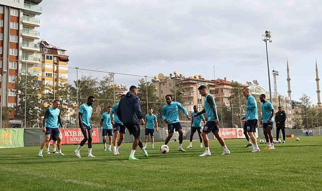 Alanyaspor, Trabzonspor maçı hazırlıklarını tamamladı