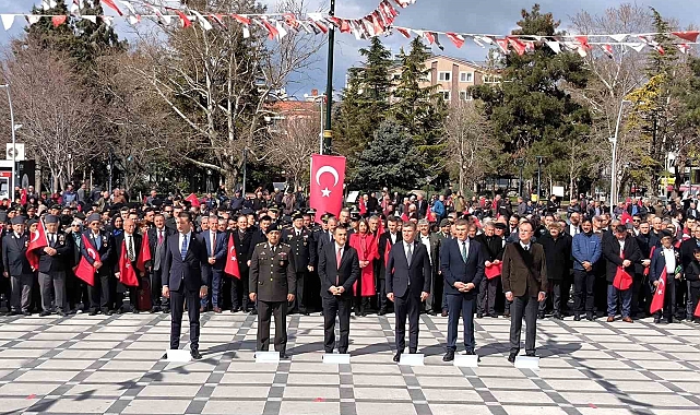 Atatürk'ün Burdur'a gelişinin 94. yılı kutlandı
