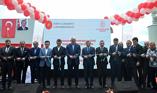 Bakan Ersoy, atık su arıtma tesisini açtı
