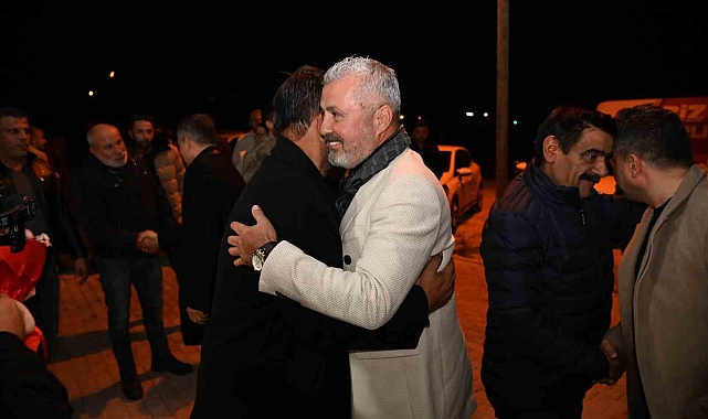 Başkan Sözen'in duygusal anları