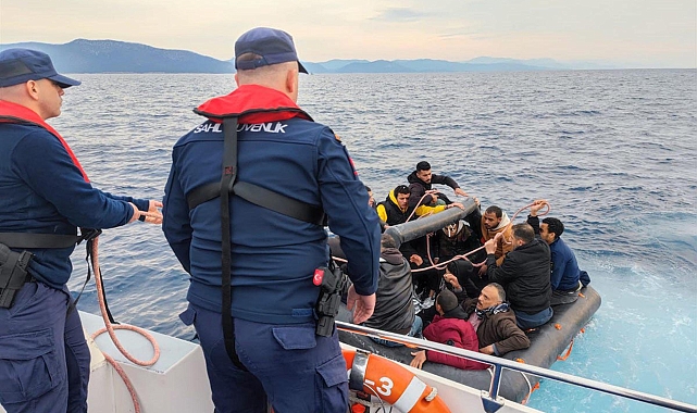 Bodrum'da 67 kaçak göçmen yakalandı, 33 kaçak göçmen kurtarıldı