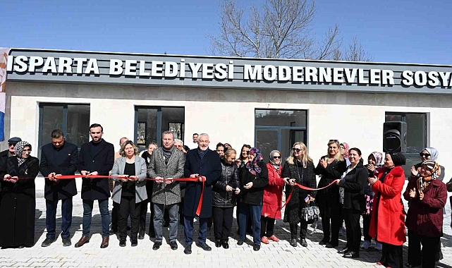 Isparta Belediyesi Modernevler Mahallesi Sosyal Tesisleri açıldı