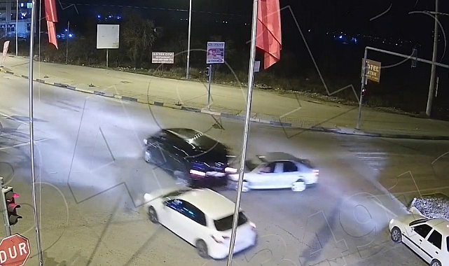 Isparta'da kazalar kamerada