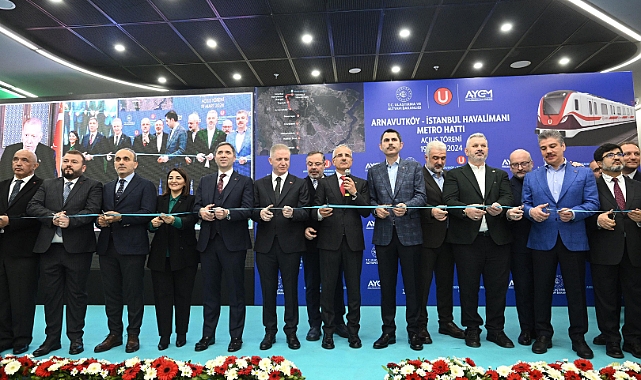 İstanbul-Arnavutköy-İstanbul Havalimanı Metrosu açıldı