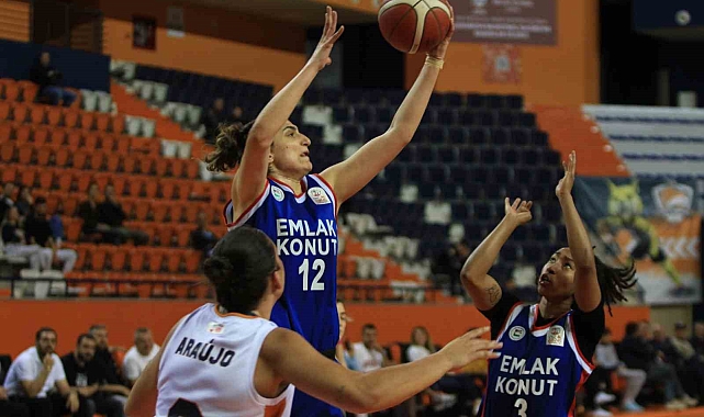 Kadınlar Basketbol Süper Ligi: ÇBK Mersin: 93 - Emlak Konut: 80
