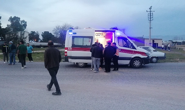 Kamyon ile motosiklet çarpıştı: 2 yaralı