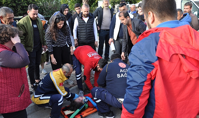 Kamyonetin çarptığı öğrenci yaralandı