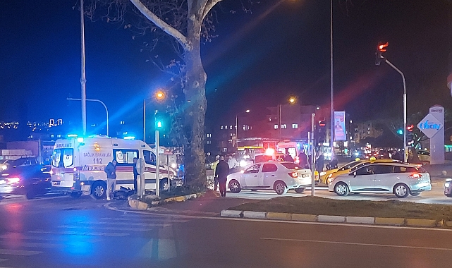 Kızılırmak Caddesi’nde kaza: 2 yaralı