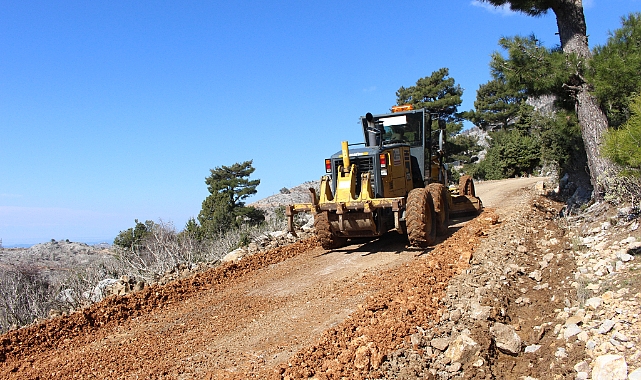Manavgat Yaylaalan Mahallesi’nde asfalt hazırlığı