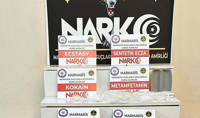 Marmaris'te uyuşturucu operasyonunda 2 tutuklama