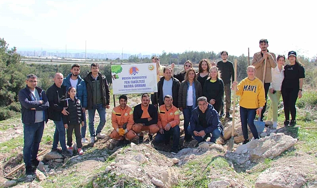 MEÜ ve Orman Bölge Müdürlüğü iş birliğinde fidanlar toprakla buluşturuldu