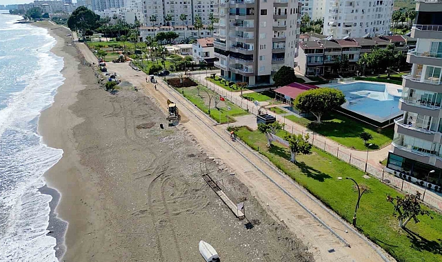 Mezitli sahilinde 13 kilometrelik yeni yol projesi başlatıldı