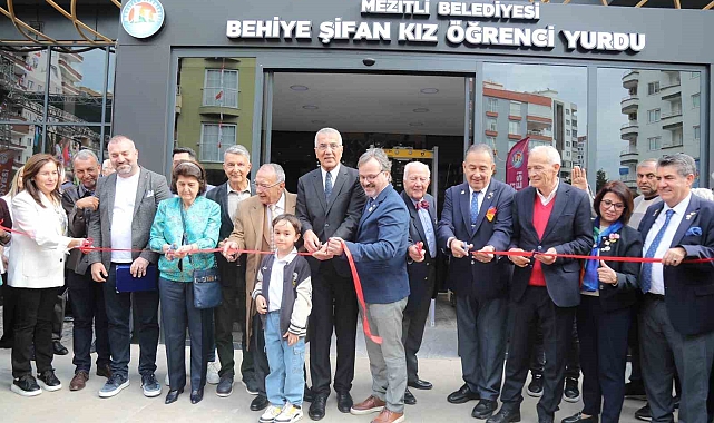 Mezitli'de 306 kapasiteli kız öğrenci yurdu açıldı
