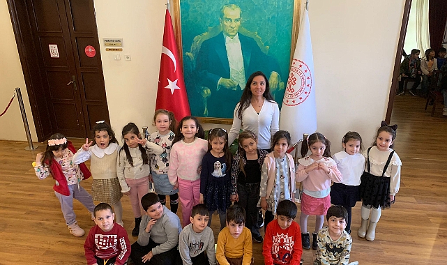 Miniklerden Ata'nın evine ziyaret