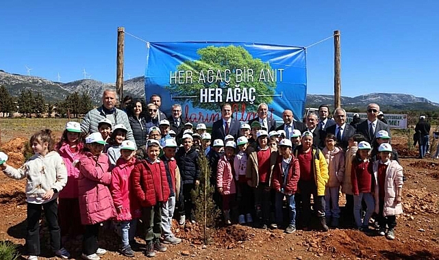 Muğla'da 30 bin fidan toprakla buluşturuldu