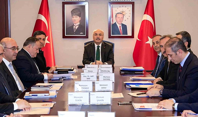 Seçim güvenliği toplantısı Vali Köşger'in başkanlığında yapıldı