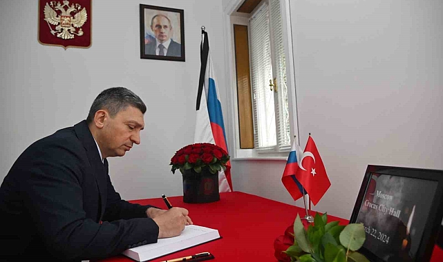 Vali Şahin'den, Rusya Başkonsolosluğuna taziye ziyareti