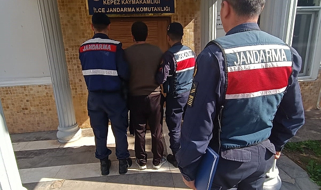 Villada saklanan suç makinesi, jandarmanın operasyonuyla yakalandı