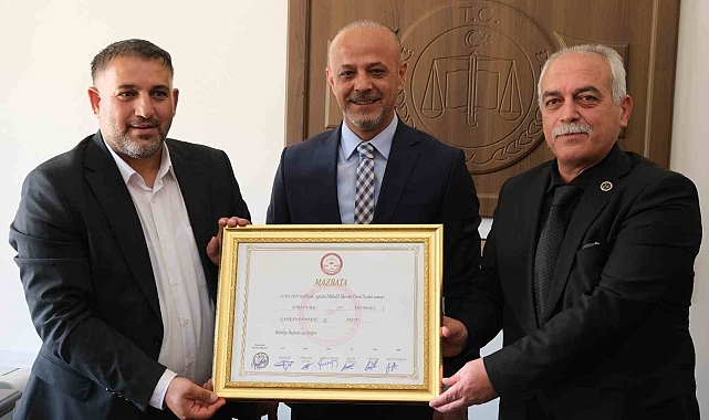 Afşin Belediyesi'nde devir teslim, yeni başkan göreve başladı