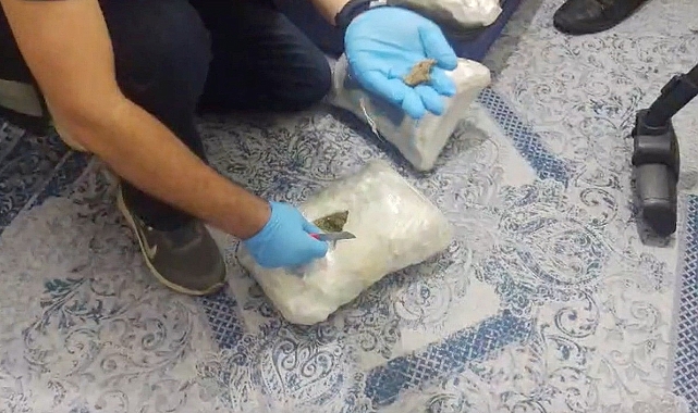 Antalya'da 34 kilogram uyuşturucu ele geçirilen operasyonda 1 kişi tutuklandı