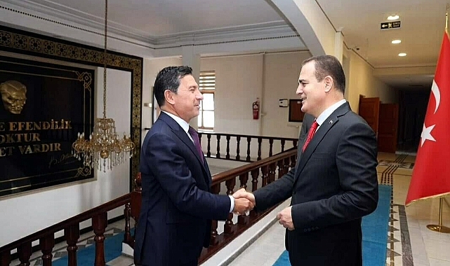Başkan Aras'tan Vali Akbıyık'a ziyaret