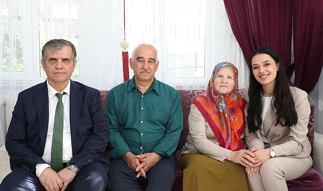Bayramda şehit aileleri unutulmadı