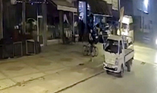 Bisiklet hırsızlığı kamerada