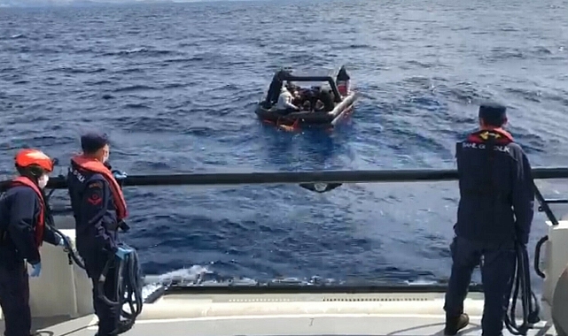 Bodrum'da 72 kaçak göçmen yakalandı