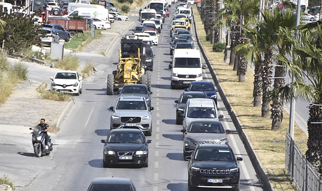 Bodrum'da son 24 saatte 15 bin araç giriş yaptı