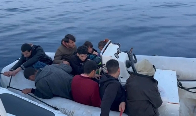 Bodrum'da 20 kaçak göçmen kurtarıldı