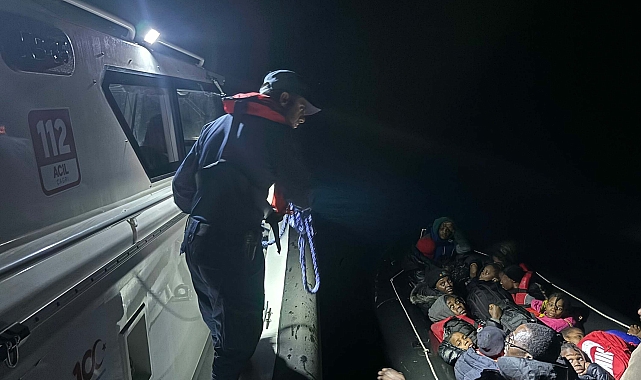 Bodrum'da 23 kaçak göçmen kurtarıldı, 16 kaçak göçmen yakalandı