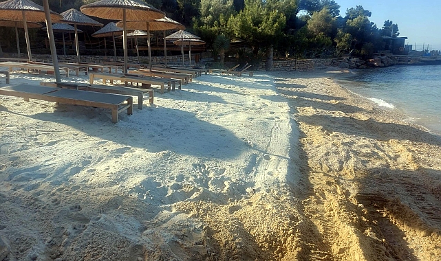 Bodrum'da sahile beyaz kum döken siteye, üst sınırdan 106 bin lira ceza kesildi